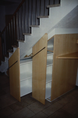 Einbauschrank Treppe